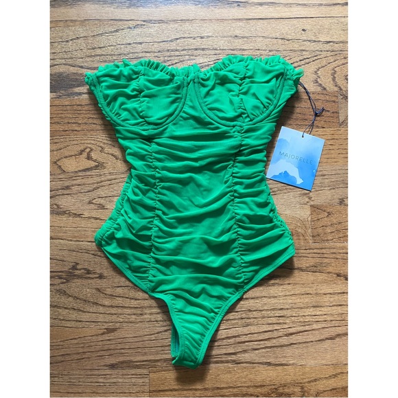 MAJORELLE Green Bodysuit Sz. XS - Picture 1 of 7